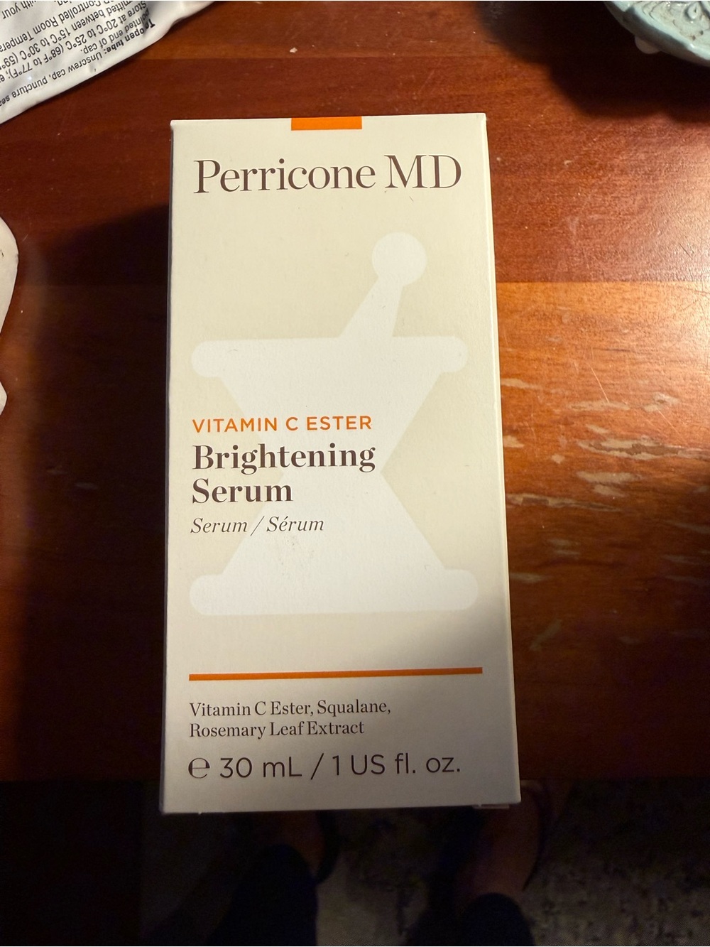 Perricone MD Brightening Serum — White with Orange Accents